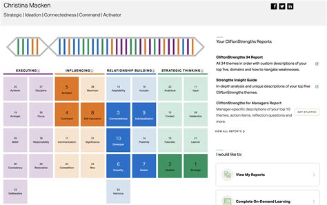strengthsfinder test results|Understanding the CliftonStrengths™ Assessment: A .